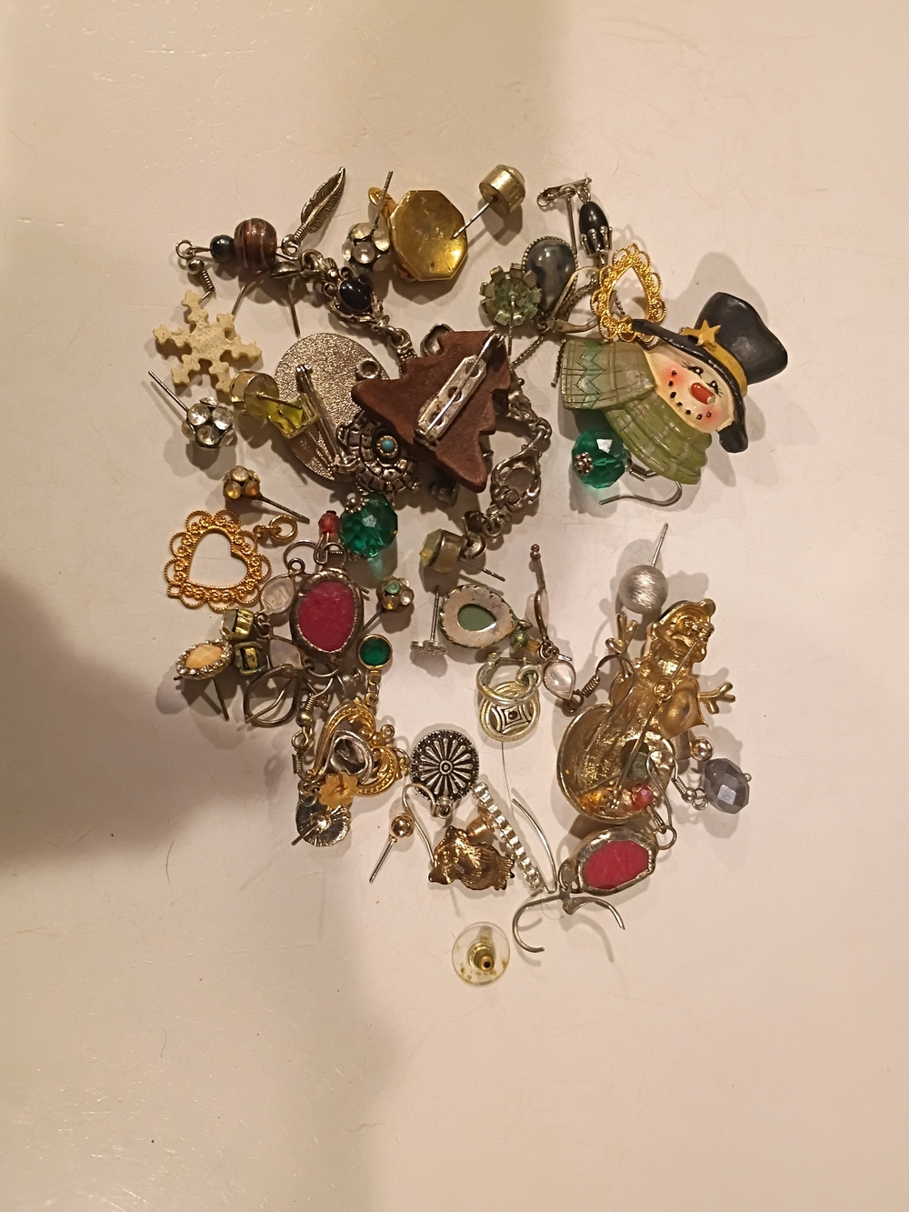 Assorted Women's Jewelry Earrings and Charms
